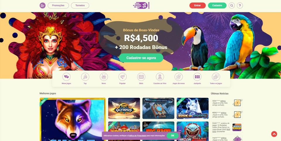 A seção de apostas esportivas ao vivo é rica em recursos e intuitiva, com diferentes tipos de apostas nos principais eventos do mercado e até mesmo em eventos menos conhecidos.